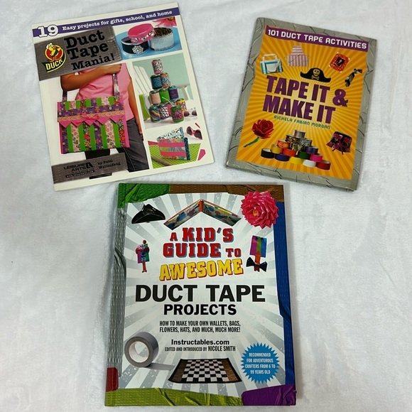 3 Duct Tape Craft Books - Picture 1 of 11
